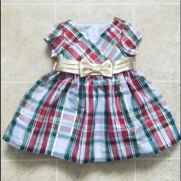 ⭐️ BONNIE BABY ⭐️ GIRLS SEASONAL PARTY DRESS - Picture 1 of 3